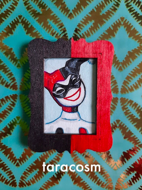Harley Quinn Original Art Magnet