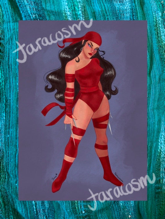 Seeing Red Art Print