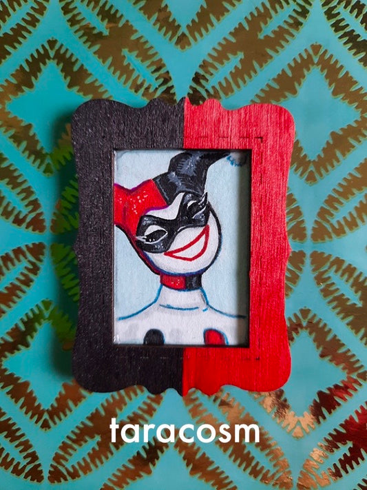 Harley Quinn Original Art Magnet