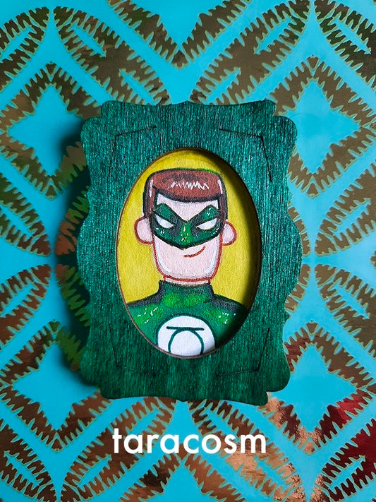 Green Lantern Original Art Magnet