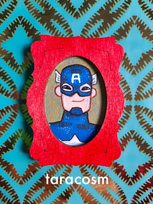 Captain America Original Art Magnet