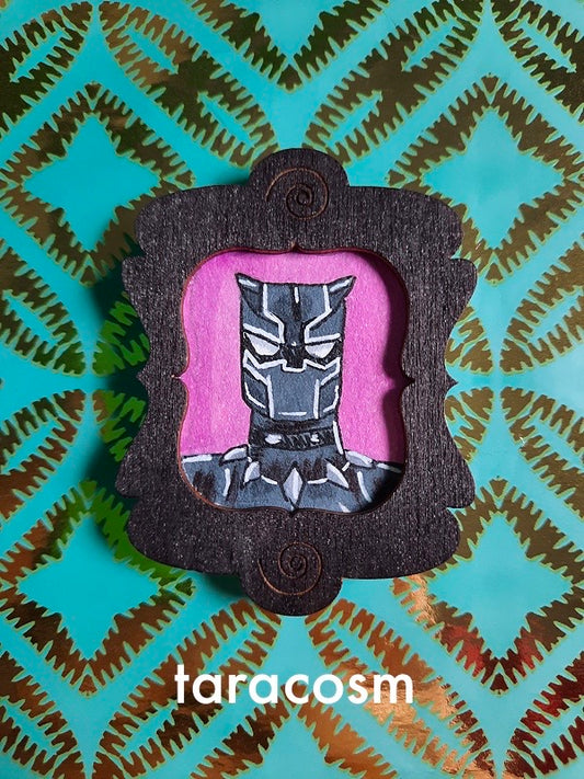 Black Panther Original Art Magnet