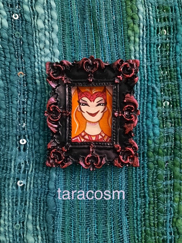 One-of-a-kind Scarlet Wanda magnet