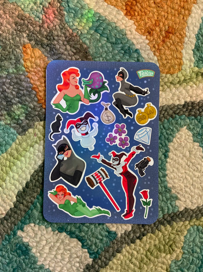 Gotham Girls Sticker Sheet